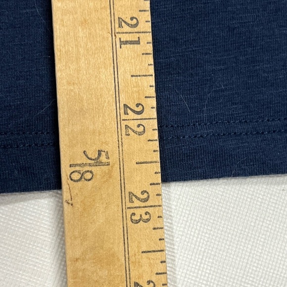 Tom Tailor navy twist knot short sleeve dress size 40/L EUC - Picture 14 of 15